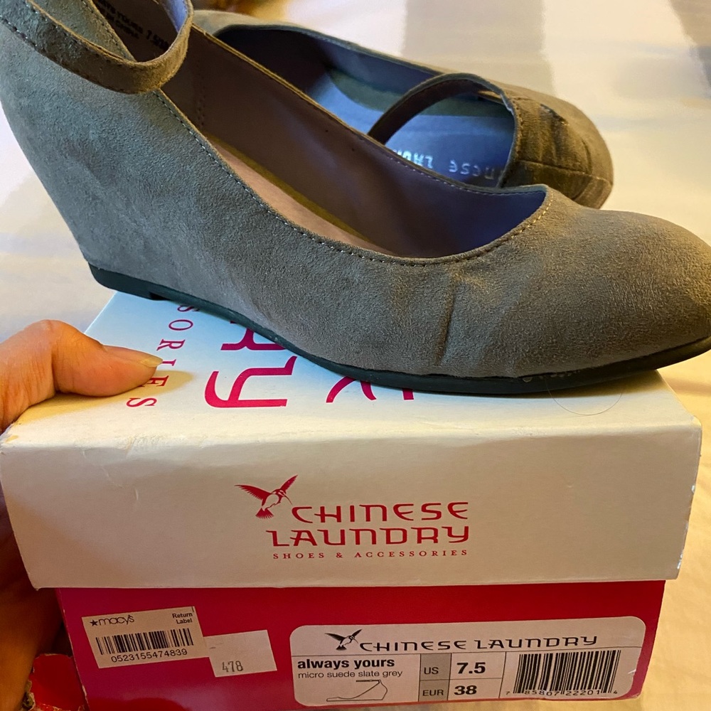 Grey heels